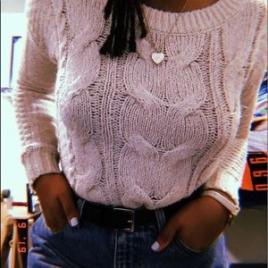 Soft Cable Knit Sweater